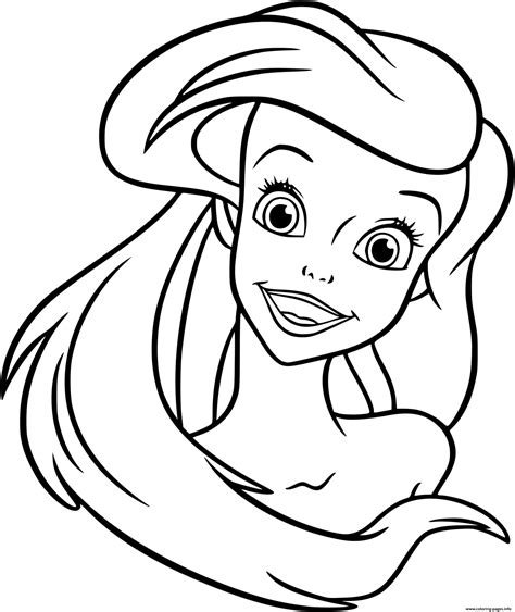 Printable Coloring Pages Ariel